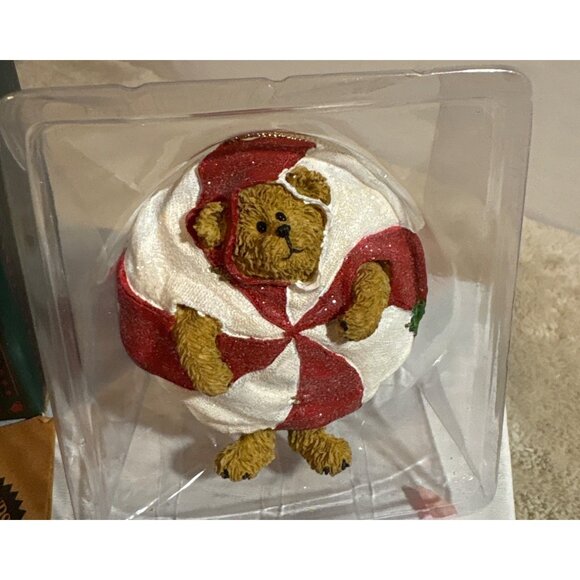 Boyds Bears Christmas Ornament Bearstone Collection Mintley Peekers 2003 - Picture 2 of 8